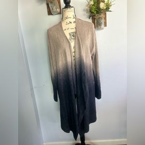 Barefoot dreams cardigan waterfall two tones  comfy‎ boho chic